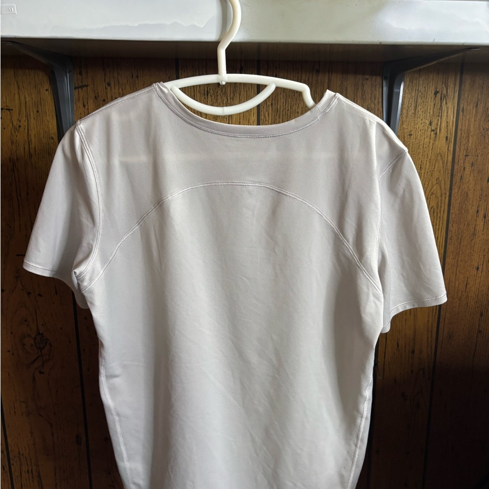 Lululemon Crewneck Short Sleeve Tee in Off White - Picture 2 of 3